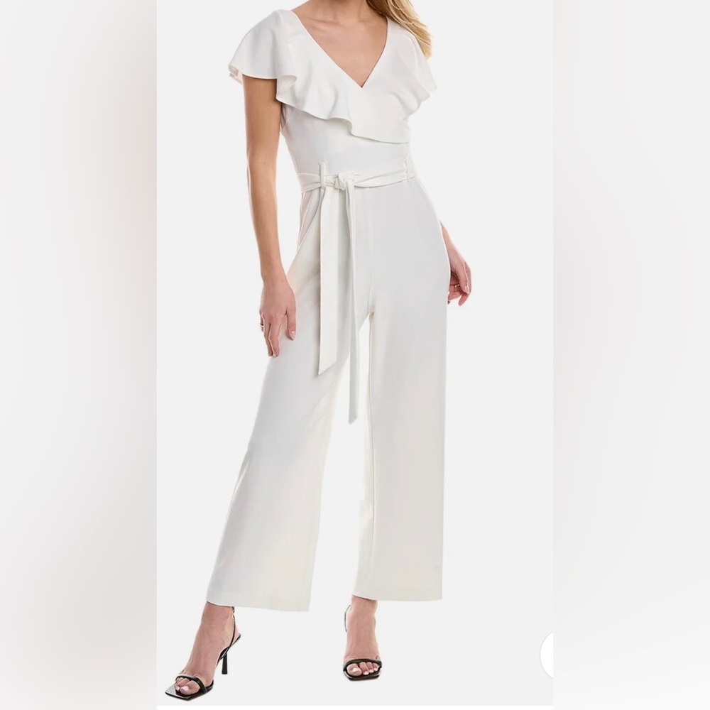 White nanette lepore jumpsuit